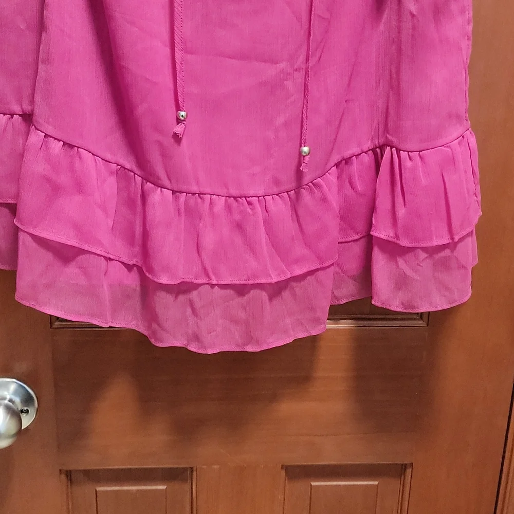 Kaari chiffon Ruffle top - Picture 3 of 4